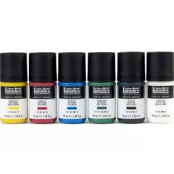 Set 6 Gouache Acrílico Colores Primarios Liquitex 59ml