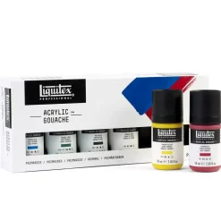 Set 6 Gouache Acrílico Colores Primarios Liquitex 59ml