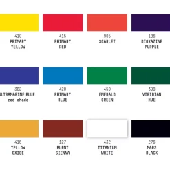 Set 12 Gouache Acrílico Essentials Liquitex 22ml