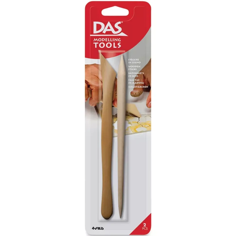 Set 2 herramientas modelado madera DAS