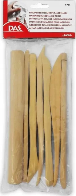 Set 7 herramientas modelado madera DAS