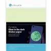 Set 2 Hojas Adhesivas Imprimibles Luminescentes Silhouette 21x27cm