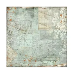 Set 4 hojas de tela Fabric Alterego Stamperia 30x30cm