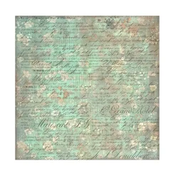 Set 4 hojas de tela Fabric Brocante Antiques Stamperia 30x30cm