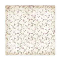 Set 4 hojas de tela Fabric Lavender Stamperia 30x30cm