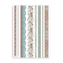 Set 8 hojas de washi tape Venice City Of Art Stamperia