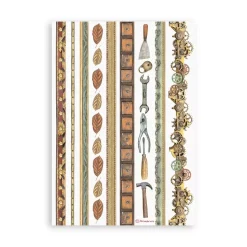 Set 8 hojas de Washi tape Alterego Stamperia