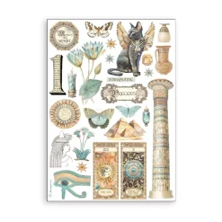 Set 8 hojas de washi tape Fortune Stamperia A5