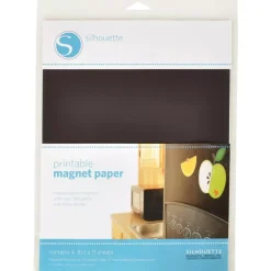 Set 4 Hojas Magnéticas Imprimibles Silhouette A4