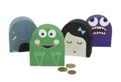 Set 12 Huchas de Madera Creativ Company