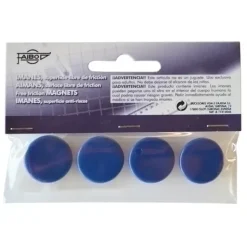 Set 4 Imanes Azules Faibo 20mm