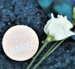 Set 10 Insignias de Madera Imantadas On se Marie Artemio