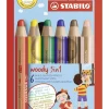 Set 6 Lápices Woody 3 en 1 STABILO