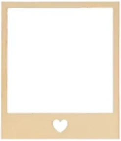 Set 5 Marcos de Madera Polaroid On se Marie Artemio