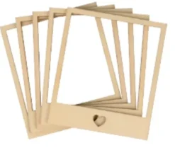 Set 5 Marcos de Madera Polaroid On se Marie Artemio