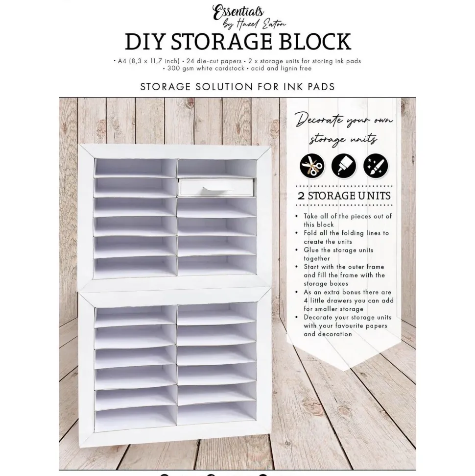 Set 2 módulos almacenaje para tintas DIY Storage Block Studio Light