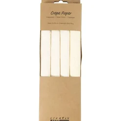 Set 4 papeles Crêpe Blanco Roto Creativ Company 25x60cm