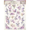 Set 6 papeles de arroz Lavender Stamperia 21x30cm