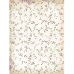 Set 6 papeles de arroz Lavender Stamperia 21x30cm