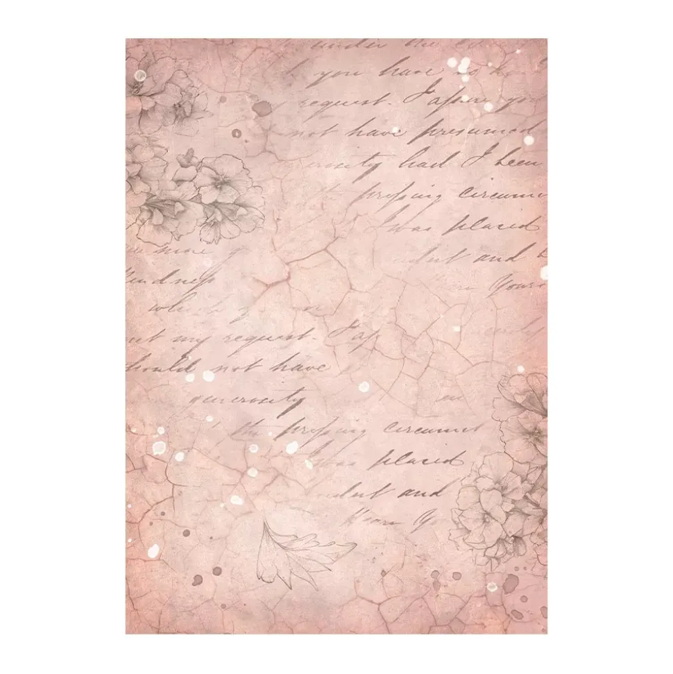 Set 8 Papeles de Arroz Backgrounds Romance Forever Stamperia 10x15cm