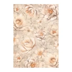 Set 8 Papeles de Arroz Backgrounds Romance Forever Stamperia 10x15cm