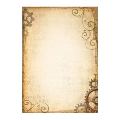 Set 8 papeles de arroz Backgrounds Romantic Hidden Grove Stamperia 10x15cm