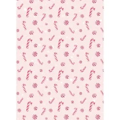 Set 8 papeles de arroz Backgrounds Romantic Candy Christmas Stamperia 10x15cm