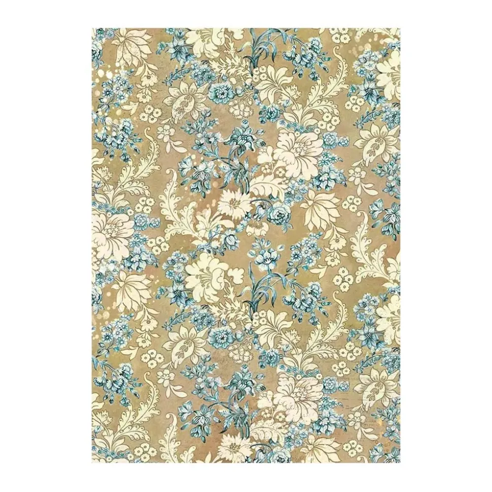 Set 8 papeles de arroz Backgrounds Christmas Greetings Stamperia 10x15cm