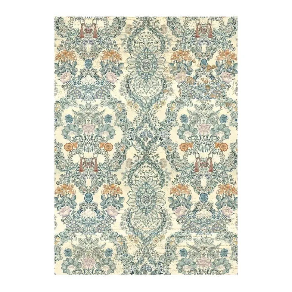 Set 8 papeles de arroz Backgrounds Christmas Greetings Stamperia 10x15cm