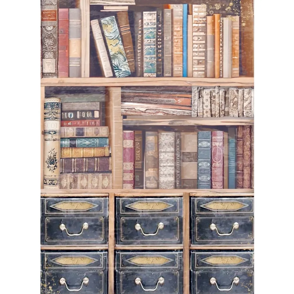 Set 8 papeles de arroz Backgrounds Venice City Of Art Stamperia 10x15cm