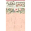 Set 8 papeles de arroz Backgrounds House of Roses Stamperia 10x15cm
