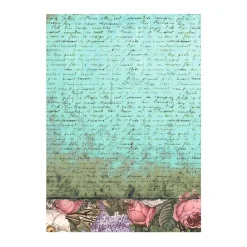 Set 8 papeles de arroz Backgrounds Wonderland Stamperia 10x15cm