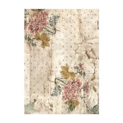 Set 8 papeles de arroz Backgrounds Alice Forever Stamperia 10x15cm