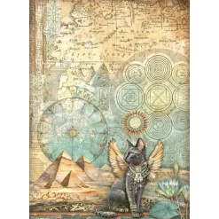 Set 6 Papeles de Arroz Fortune Stamperia 21x30cm