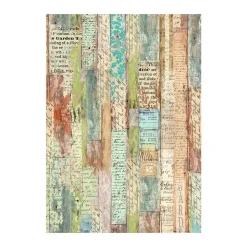 Set 8 papeles de arroz Garden Stamperia 10x15cm