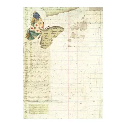 Set 8 papeles de arroz Garden Stamperia 10x15cm