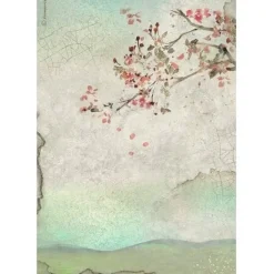 Set 6 papeles de arroz House of Roses Stamperia 21x30cm