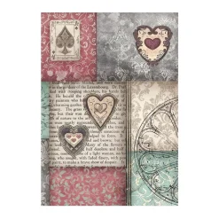 Set 8 papeles de arroz Master of Magic Stamperia 10x15cm