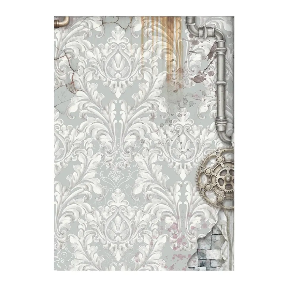 Set 8 papeles de arroz Master of Magic Stamperia 10x15cm