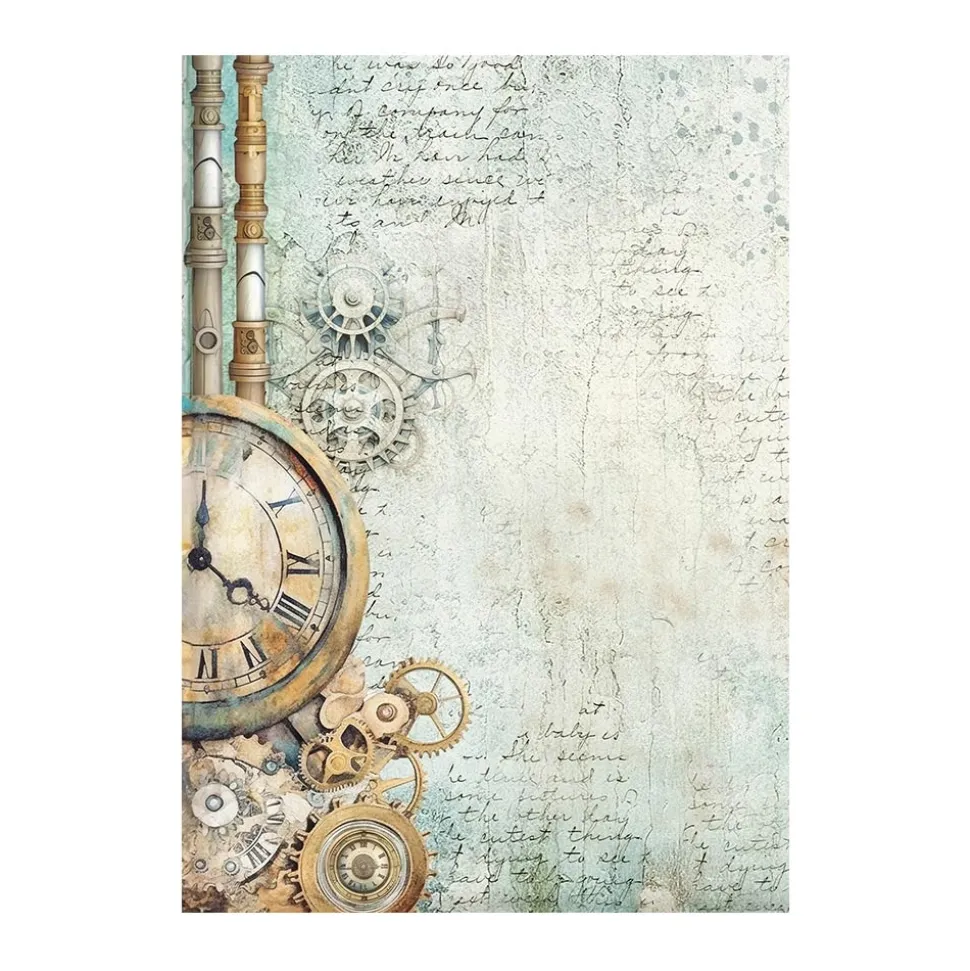 Set 8 papeles de arroz Master of Magic Stamperia 10x15cm