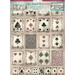 Set 6 papeles de arroz Master of Magic Stamperia 21x30cm