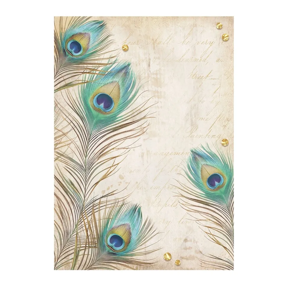 Set 8 papeles de arroz Masquerade Stamperia 10x15cm