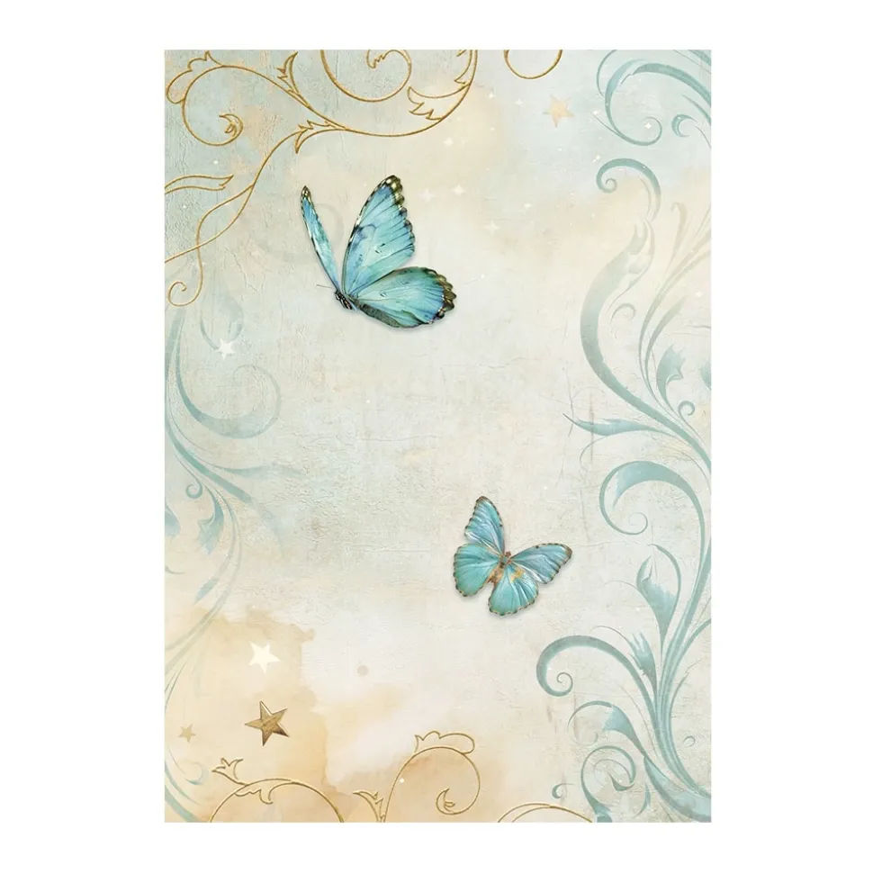 Set 8 papeles de arroz Masquerade Stamperia 10x15cm