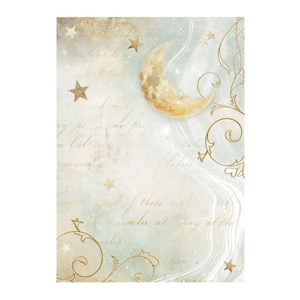 Set 8 papeles de arroz Masquerade Stamperia 10x15cm