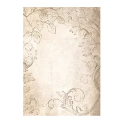 Set 8 papeles de arroz Romantic Golden Harmony Stamperia 10x15cm