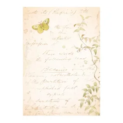 Set 8 papeles de arroz Romantic Woodland Stamperia 10x15cm