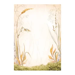 Set 8 papeles de arroz Romantic Woodland Stamperia 10x15cm