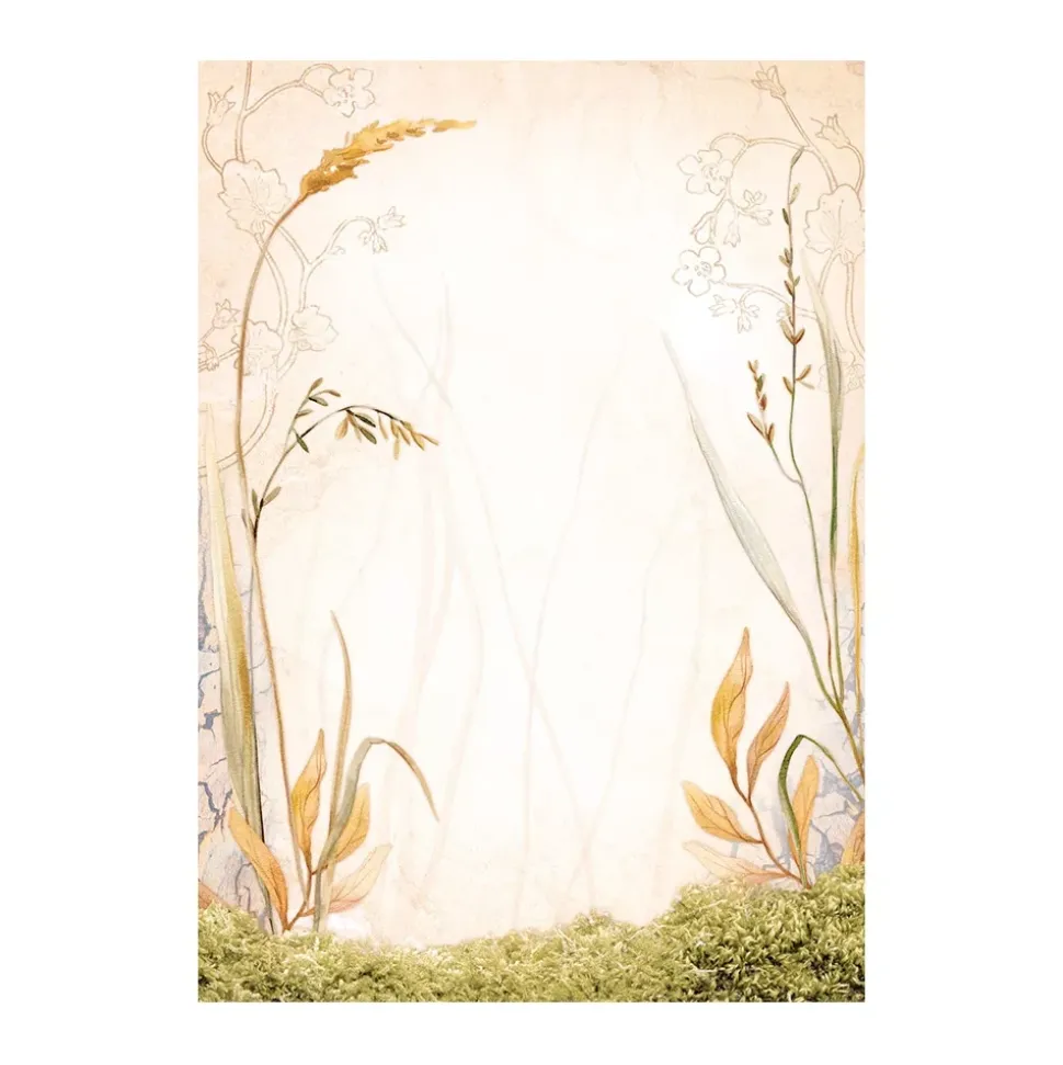 Set 8 papeles de arroz Romantic Woodland Stamperia 10x15cm