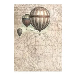 Set 8 papeles de arroz Sea Land Stamperia 10x15cm