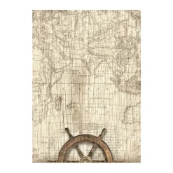 Set 8 papeles de arroz Sea Land Stamperia 10x15cm